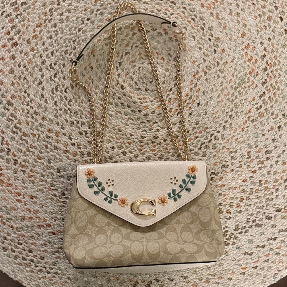 Coach Tammie Floral Appliqué